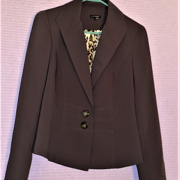 NWOT 600 WEST SIZE 4 PURPLE GRAY PRETTY COLOR SIZE 4 BLAZER CHEETAH TANK… - Picture 3 of 9